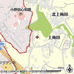 山口県宇部市東須恵上梅田945-7周辺の地図