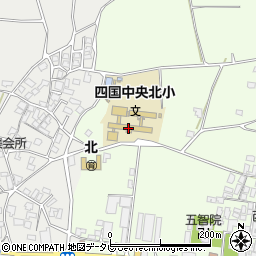 四国中央市立北小学校周辺の地図