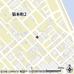 愛媛県新居浜市菊本町2丁目周辺の地図