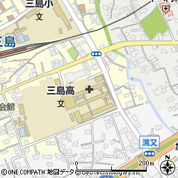 愛媛県立三島高等学校周辺の地図