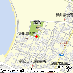 愛媛県松山市北条1121周辺の地図