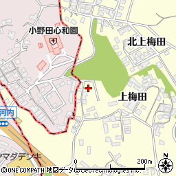山口県宇部市東須恵上梅田2472-4周辺の地図