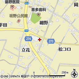 徳島県小松島市坂野町細野6周辺の地図