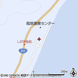 三重県尾鷲栽培漁業センター周辺の地図