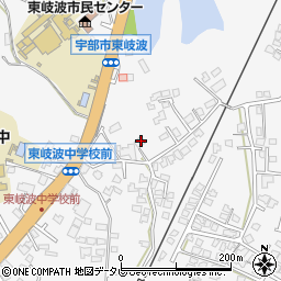 山口県宇部市東岐波3866-2周辺の地図