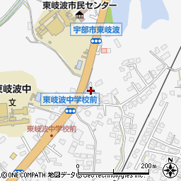 山口県宇部市東岐波3862-3周辺の地図