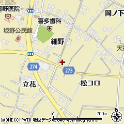 徳島県小松島市坂野町（松コロ）周辺の地図