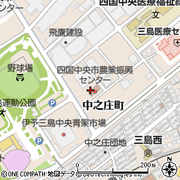 四国中央市役所本庁　経済部・農業振興センター非常用周辺の地図