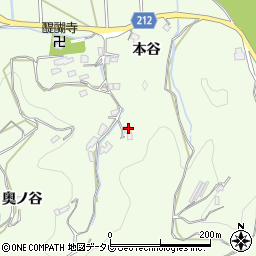 徳島県徳島市飯谷町奥ノ谷4周辺の地図