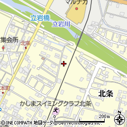 愛媛県松山市北条485周辺の地図