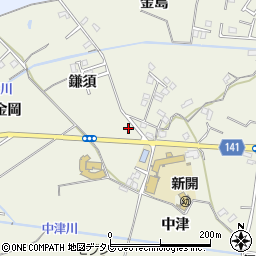 徳島県小松島市大林町（鎌須）周辺の地図