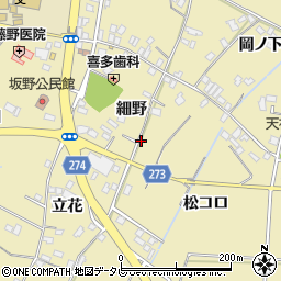 徳島県小松島市坂野町松コロ36周辺の地図