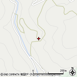 徳島県三好市山城町相川45周辺の地図