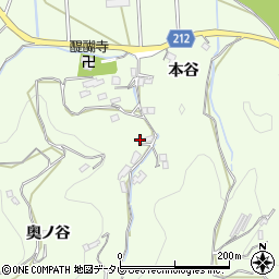 徳島県徳島市飯谷町本谷3周辺の地図