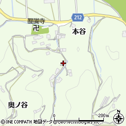 徳島県徳島市飯谷町本谷2周辺の地図