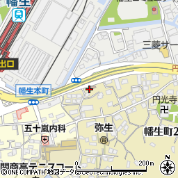 下関幡生郵便局周辺の地図