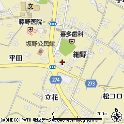 徳島県小松島市坂野町細野2周辺の地図