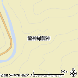 和歌山県田辺市龍神村龍神周辺の地図
