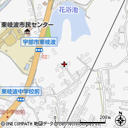 山口県宇部市東岐波3876-3周辺の地図