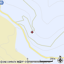 徳島県三好市井川町井内西1103周辺の地図