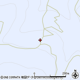 徳島県三好市井川町井内西672周辺の地図