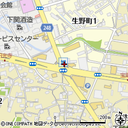 ブリヂストンタイヤジャパン株式会社西日本支社山口カンパニー下関営業所周辺の地図