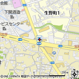 ブリヂストンタイヤジャパン株式会社西日本支社山口カンパニー下関営業所周辺の地図