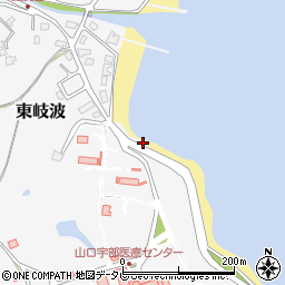 山口県宇部市東岐波648周辺の地図