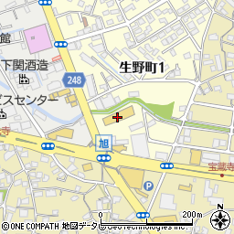 トヨタカローラ山口下関店周辺の地図