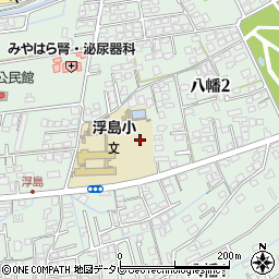 愛媛県新居浜市八幡周辺の地図