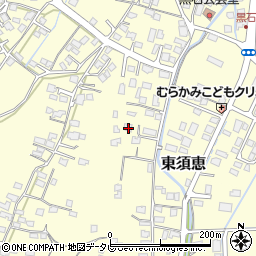 山口県宇部市東須恵黒石2051周辺の地図