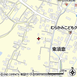 山口県宇部市東須恵黒石2054周辺の地図