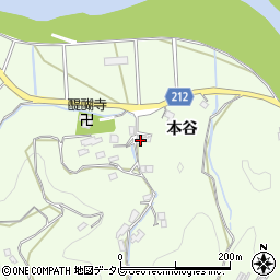 徳島県徳島市飯谷町本谷42周辺の地図