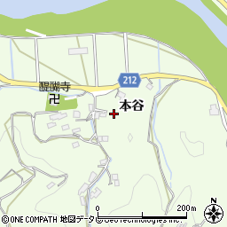 徳島県徳島市飯谷町本谷43周辺の地図