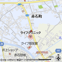 徳島県小松島市赤石町赤石周辺の地図