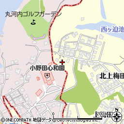 山口県宇部市東須恵上梅田954-1周辺の地図