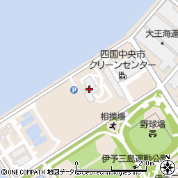 伊予三島斎場周辺の地図