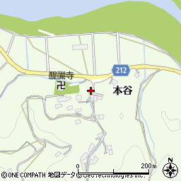 徳島県徳島市飯谷町本谷46周辺の地図