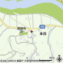 徳島県徳島市飯谷町本谷47周辺の地図
