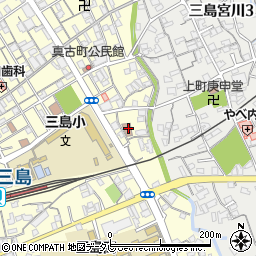 四国中央市役所　三島施設周辺の地図