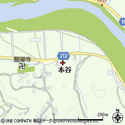 徳島県徳島市飯谷町本谷56周辺の地図