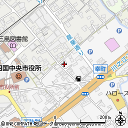 愛媛県四国中央市中曽根町430-2周辺の地図
