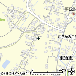 山口県宇部市東須恵黒石2080周辺の地図