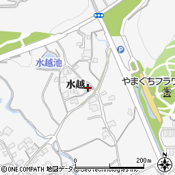 山口県柳井市新庄水越周辺の地図
