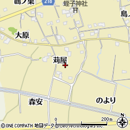 徳島県小松島市坂野町苅屋周辺の地図
