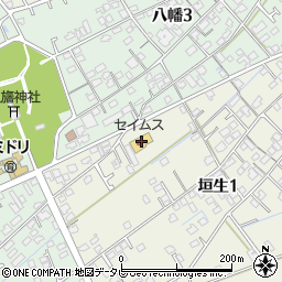 ドラッグササオカ新居浜垣生店周辺の地図
