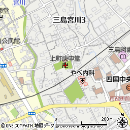 上町庚申堂周辺の地図