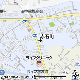 徳島県小松島市赤石町周辺の地図