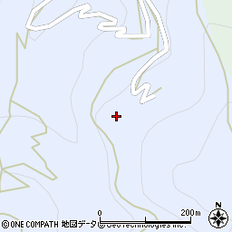 徳島県三好市井川町井内西168周辺の地図