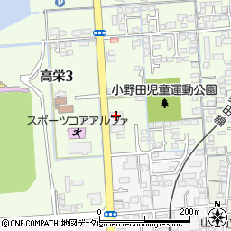 ゲオ　小野田店周辺の地図